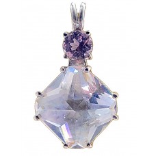 Angel Aura Small Magician Stone with Round Kunzite 