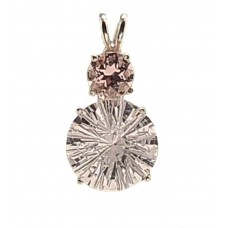 Danburite Super Nova™ with Round Cut Morganite