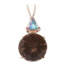 Smokey Quartz Super Nova™ with Mystic Topaz