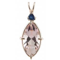 Amethyst Infinite Eye™ with Trillion Cut Sapphire