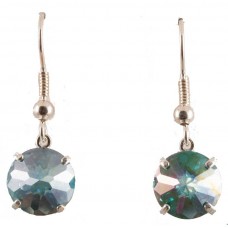 Aqua Aura Radiant Heart Crystal™ Earrings