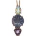 Tanzine Aura 12mm Trillion Super Nova with Mystic Topaz