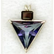 Tanzine Aura Angelic Star™ with Emerald Cut Rhodolite Garnet