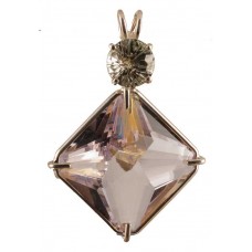 Amethyst Regular Magician Stone™ with Prasiolite Super Nova™