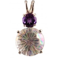 Angel Aura Super Nova™ with Round Cut Amethyst