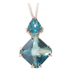 Aqua Aura Mini Magician Stone™ with Trillion Cut Blue Topaz