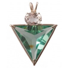Colombian Obsidian Angelic Star™ with Oval Danburite