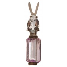 Kunzite with Pear Cut White Topaz