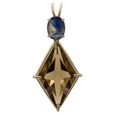 Smokey Quartz Ascension Star™ with Oval Cute Kyanite