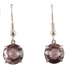 Amethyst Radiant Heart Crystal™ Earrings