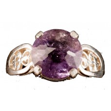 Amethyst Radiant Heart Crystal™ Ring