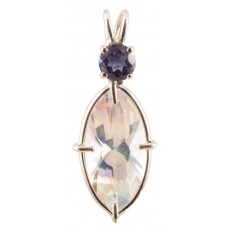 Angel Aura Infinite Eye™ with Round Cut Iolite