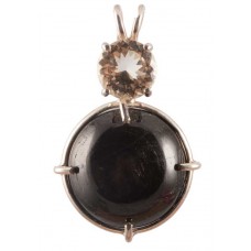 Hypersthene with Portuguese Round Cut Golden Labradorite
