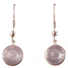 Rose Quartz Radiant Heart Crystal™ Earrings