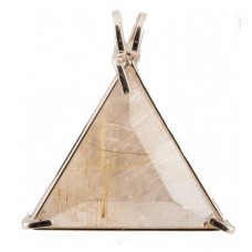 Rutilated Quartz Star of David™