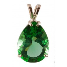 Tibetan Green Obsidian Pear