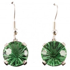 Tibetan Green Obsidian Super Nova™ Regular Dangle Earrings